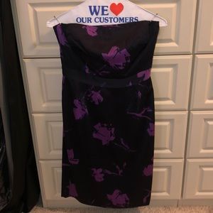 Gorgeous purple floral Banana Republic dress.